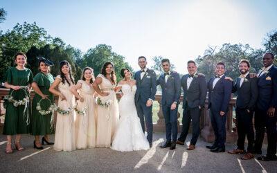 Hochzeitsfotos mit Gästen